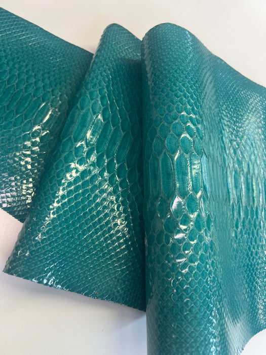 Python Snakeskin Tanned Leather Skin Hide • Genuine Python Hide