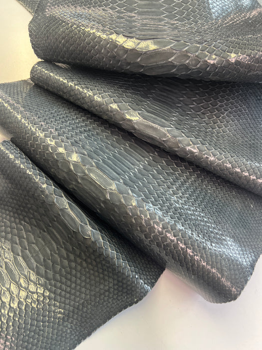 Python Snakeskin Tanned Leather Skin Hide • Genuine Python Hide