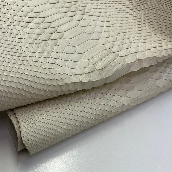 Python MATTE Snakeskin tanned Leather Skin Hide • Genuine Python Hide