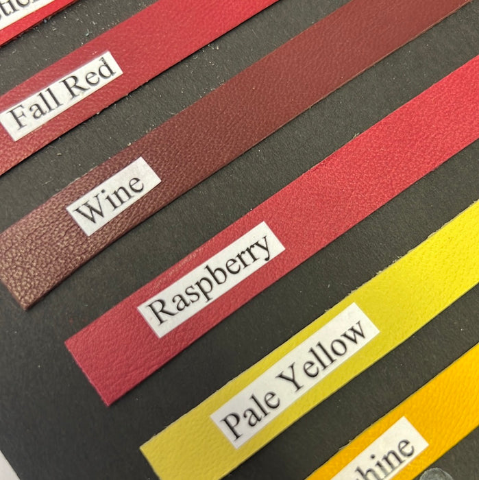 Genuine Leather trim 1”x24” Leather Binding Piping - Leather Tape