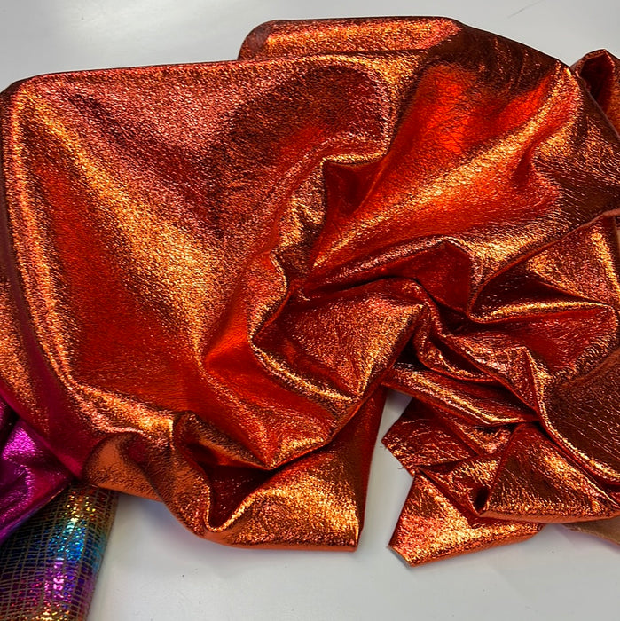 Metallic Cowhide Leather Hide