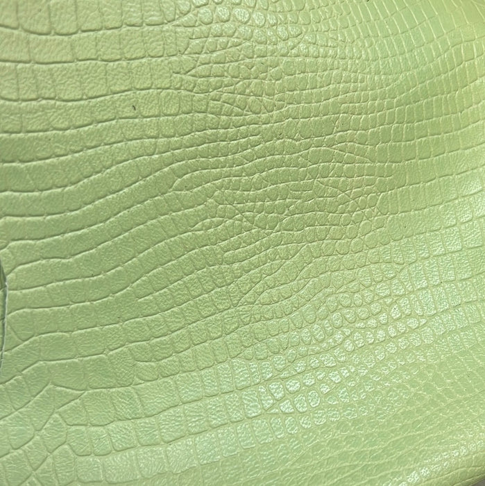 Leather Embossed Baby Alligator Lambskin Leather