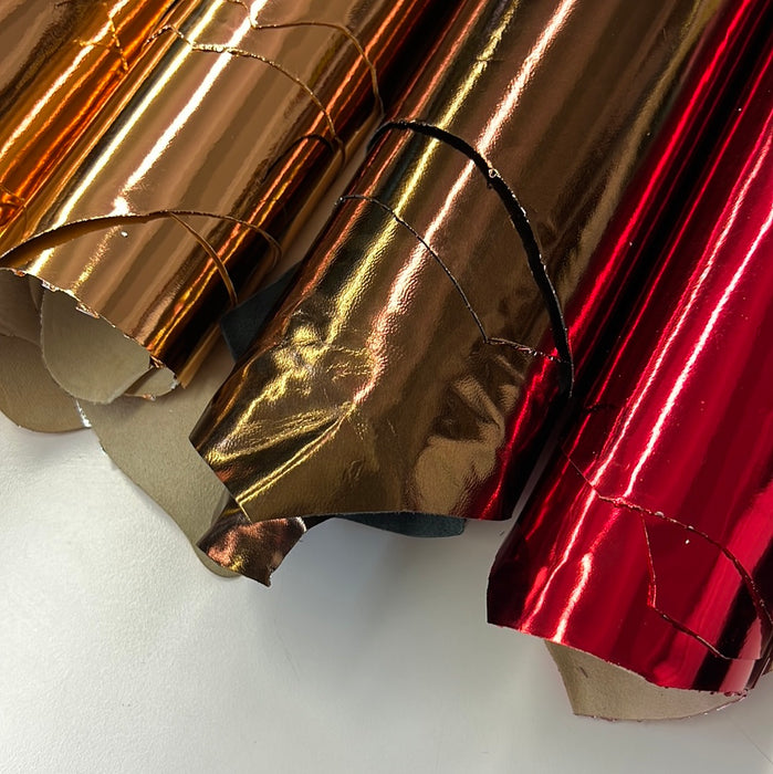 Mirror Metallic Leather