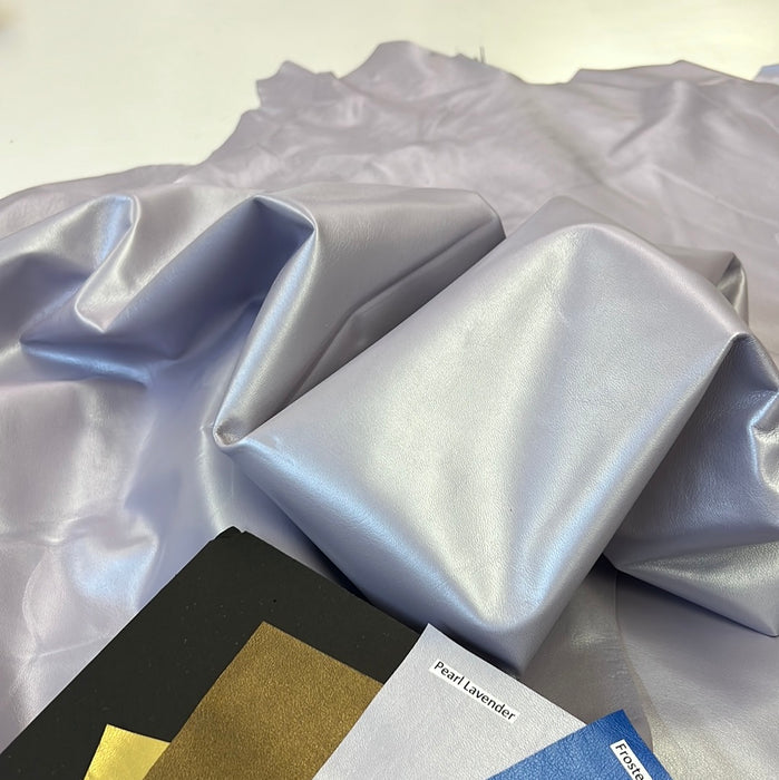 Pearlized Lambskin Leather
