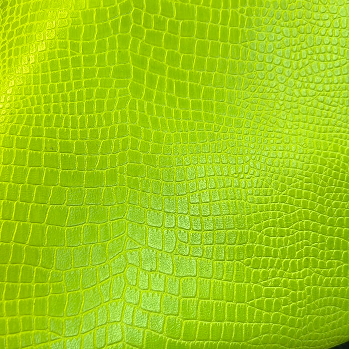 Leather Embossed Baby Alligator Lambskin Leather