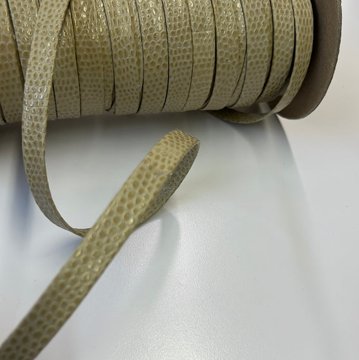 Leather Trim 1/2” Genuine Leather Folded Trim 107