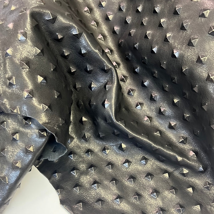 Leather STUD Embossed Goatskin Leather