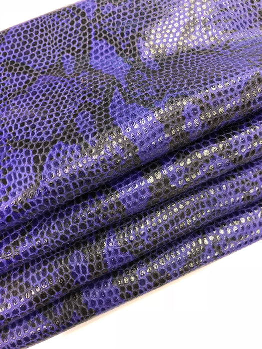 Python Printed Lambskin Leather