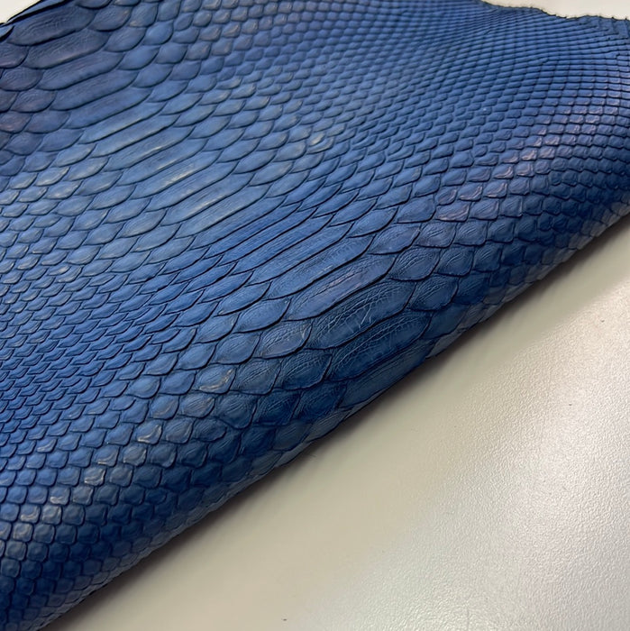 Python MATTE Snakeskin tanned Leather Skin Hide • Genuine Python Hide