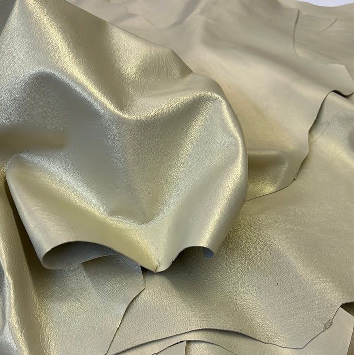 Pearlized Lambskin Leather