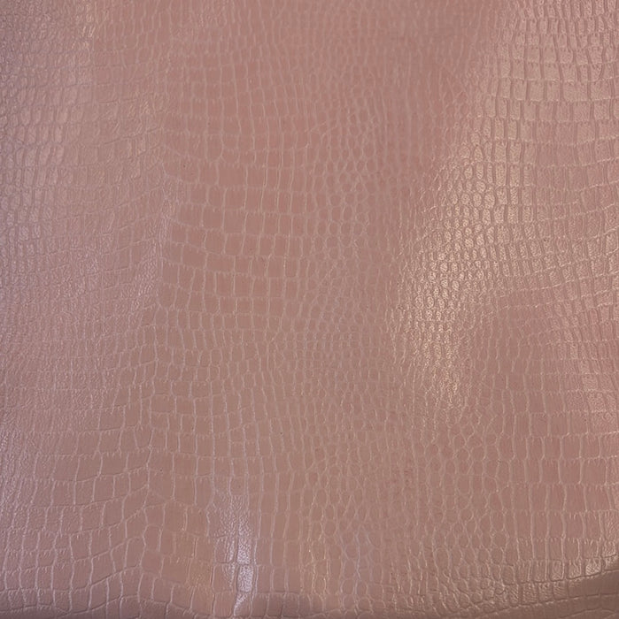 Leather Embossed Baby Alligator Lambskin Leather