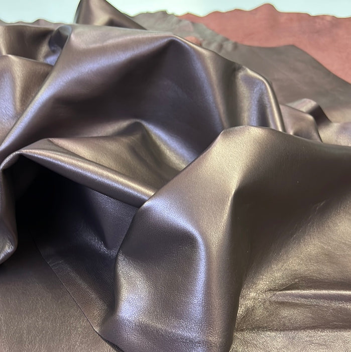 Pearlized Lambskin Leather