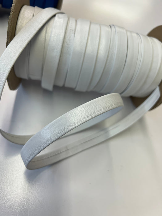 Leather Trim/1/2” Folded leather /Red, White, Blue