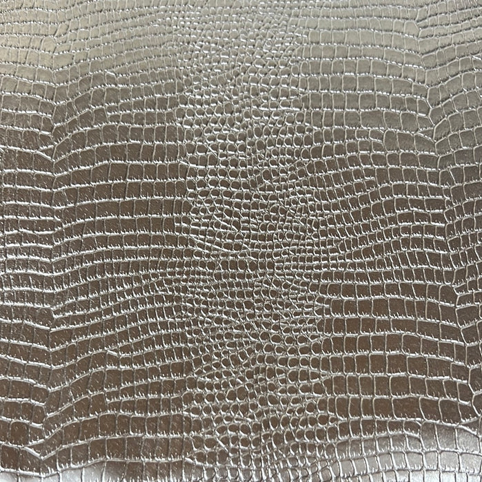 Leather Embossed Baby Alligator Lambskin Leather
