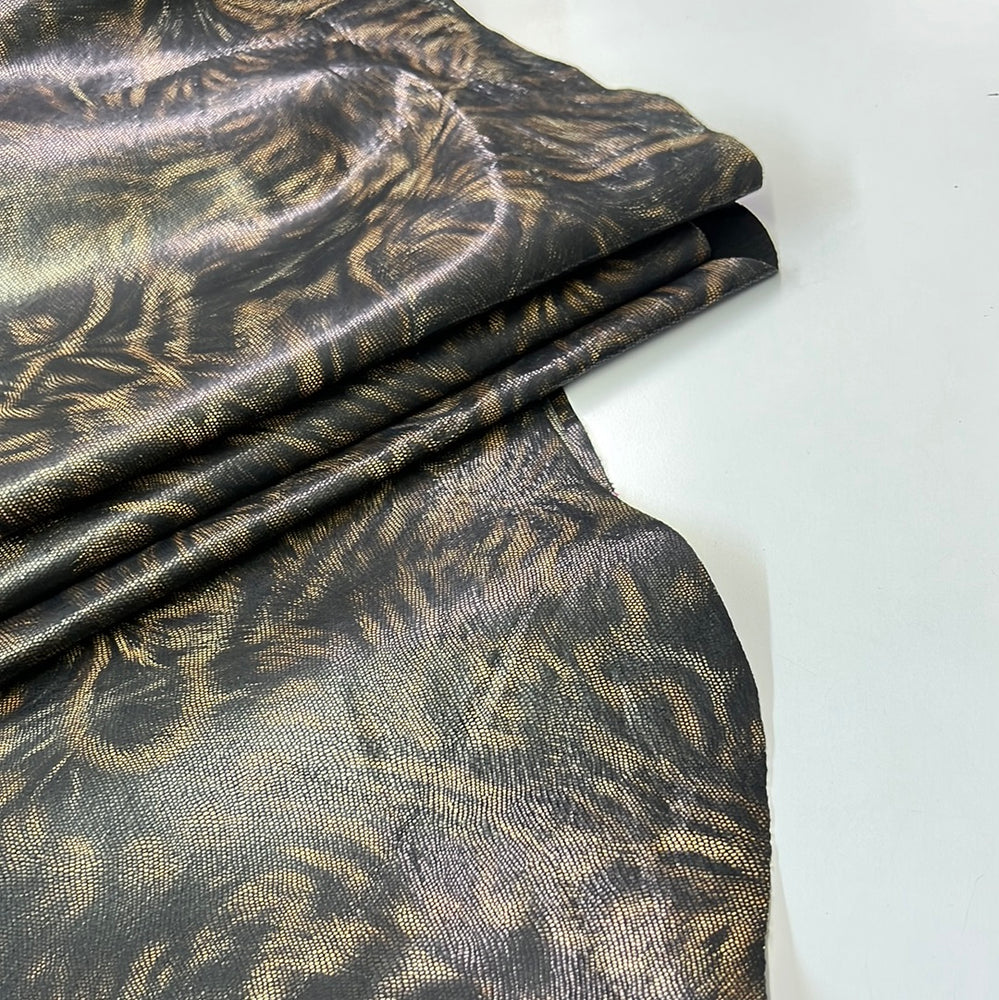 Leather Hide Wild Animal Print Pigskin