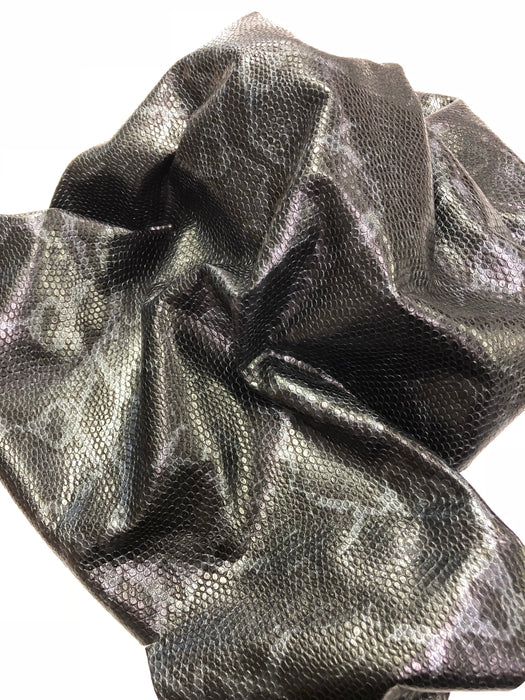 Python Printed Lambskin Leather