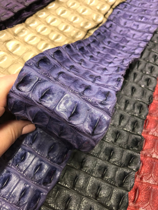 Leather Hide Skin Crocodile Backs