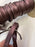 Genuine Italian Lambskin Leather 3/8” Folded Leather Trim