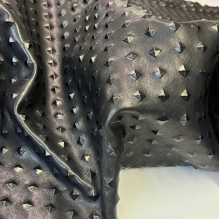 Leather STUD Embossed Goatskin Leather