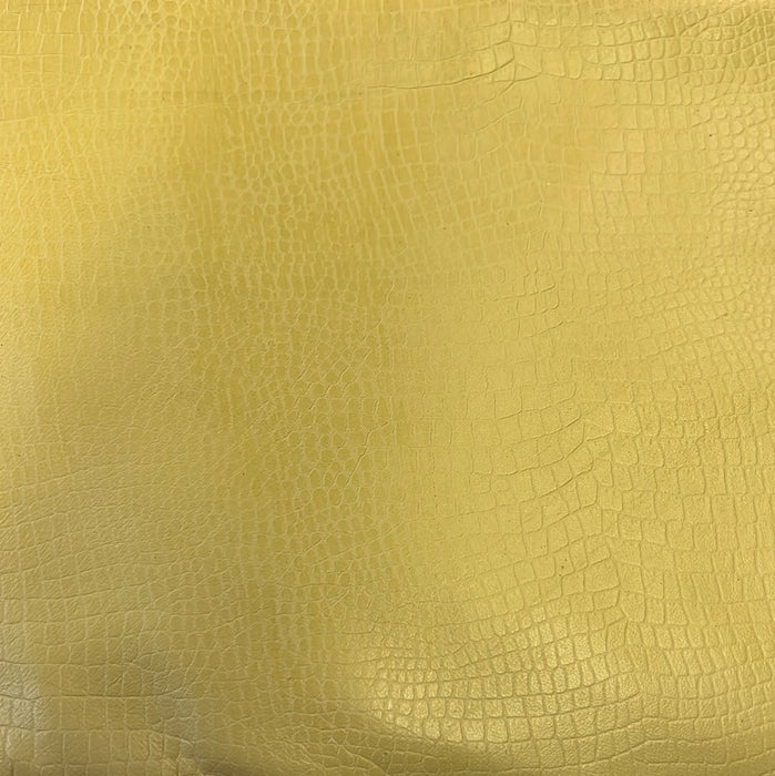 Leather Embossed Baby Alligator Lambskin Leather