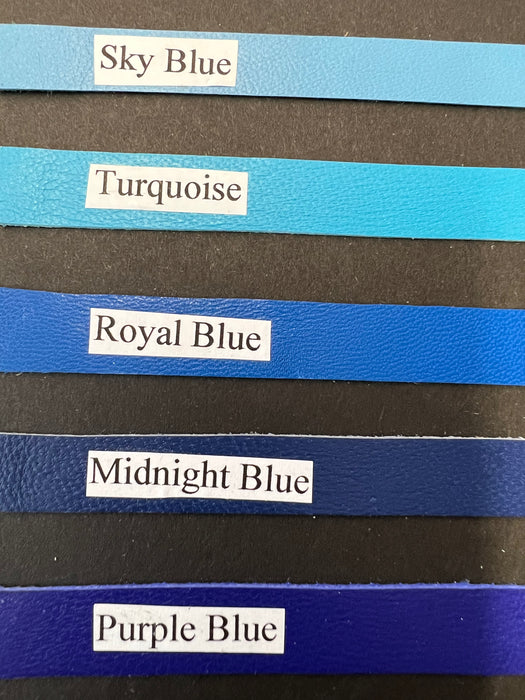 Genuine Lambskin Leather 1/2” RAW EDGE LEATHER TRIM, Lightweight Leather, Thin Trim Size 8-25" for embellishment