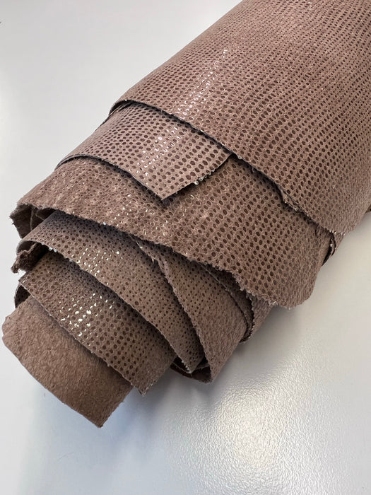 Leather Lizard Embossed Printed Leather