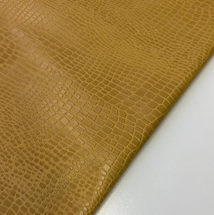 Leather Embossed Baby Alligator Lambskin Leather