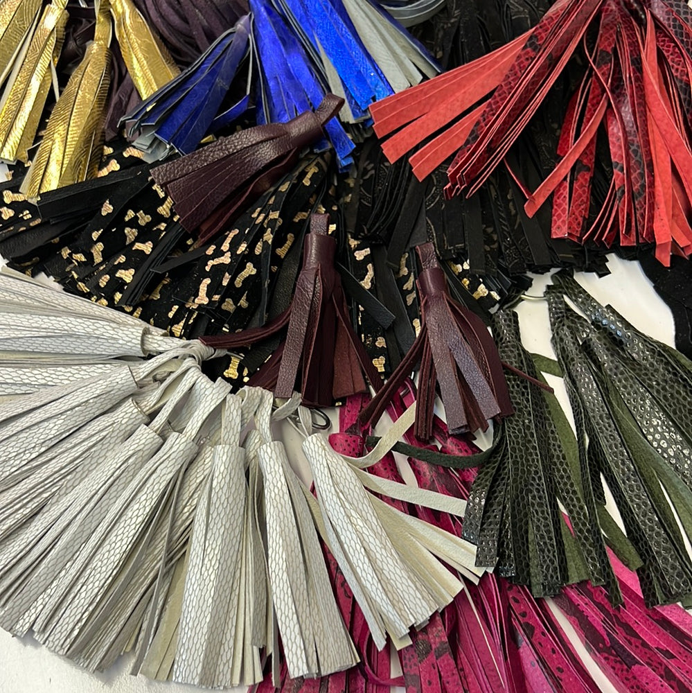 Leather Suede Tassels