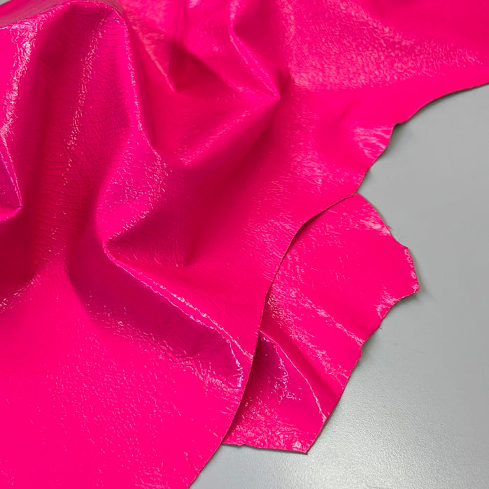 Neon Lambskin Leather