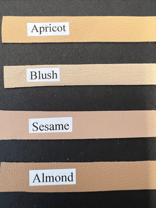 Genuine Lambskin Leather 1/2” RAW EDGE LEATHER TRIM, Lightweight Leather, Thin Trim Size 8-25" for embellishment