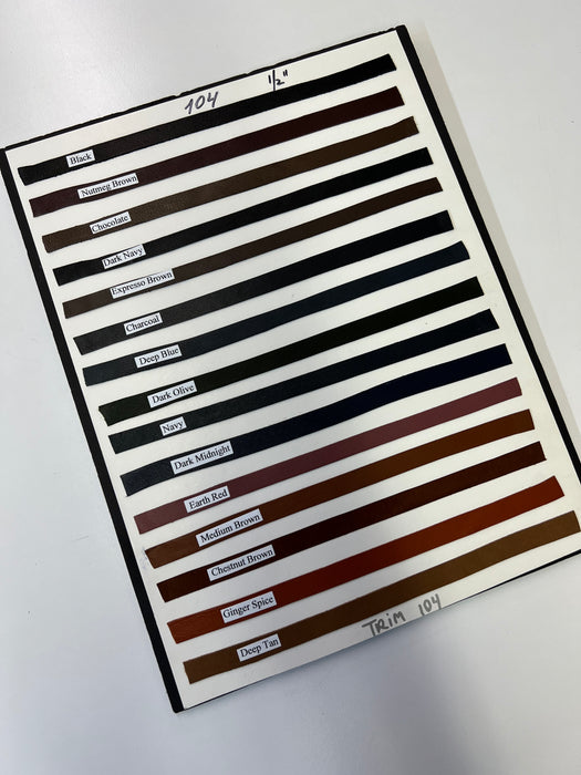 Genuine Lambskin Leather 1/2” RAW EDGE LEATHER TRIM, Lightweight Leather, Thin Trim Size 8-25" for embellishment