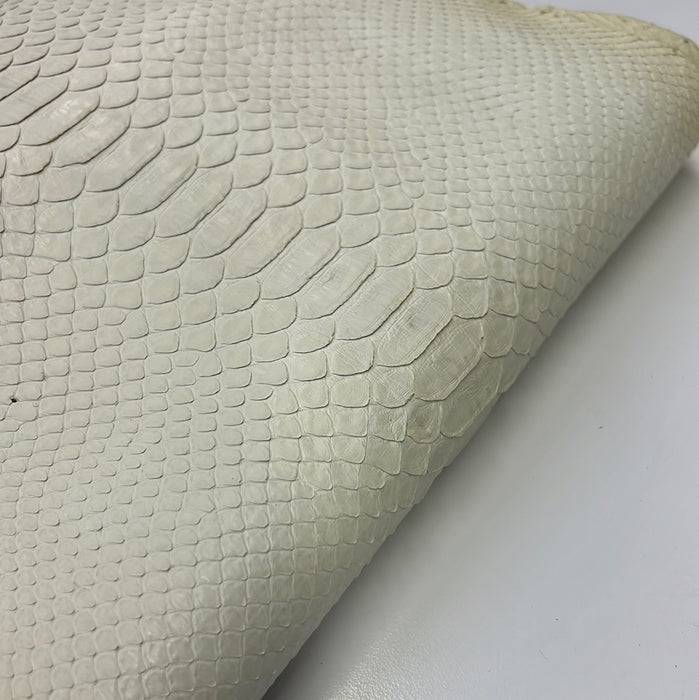 Python MATTE Snakeskin tanned Leather Skin Hide • Genuine Python Hide