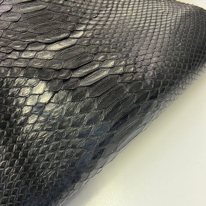 Python MATTE Snakeskin tanned Leather Skin Hide • Genuine Python Hide