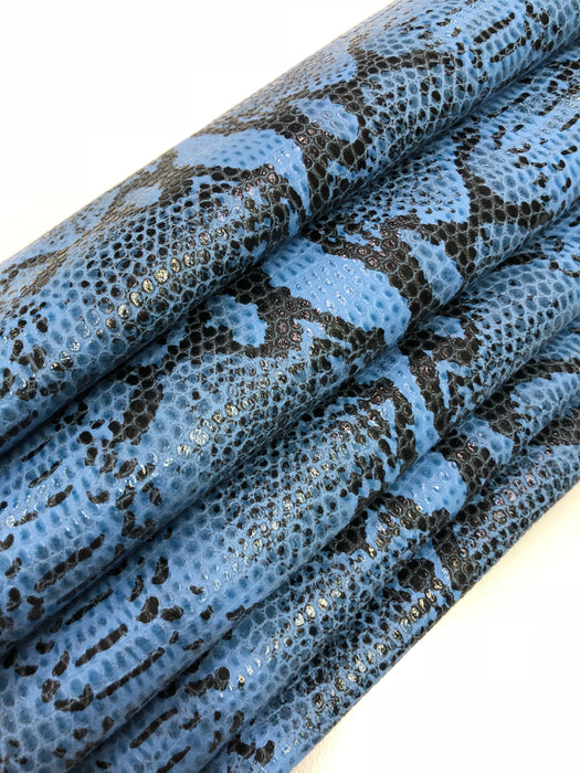 Python Printed Lambskin Leather