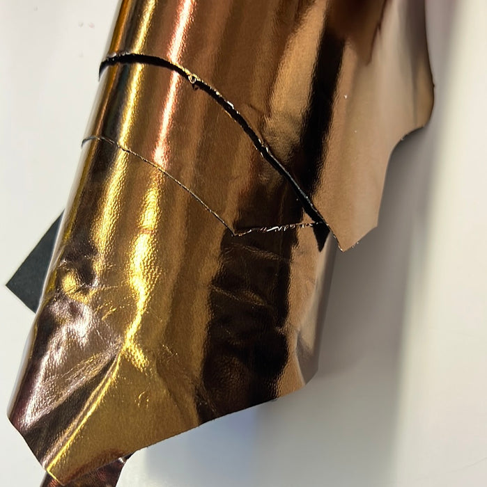 Mirror Metallic Leather