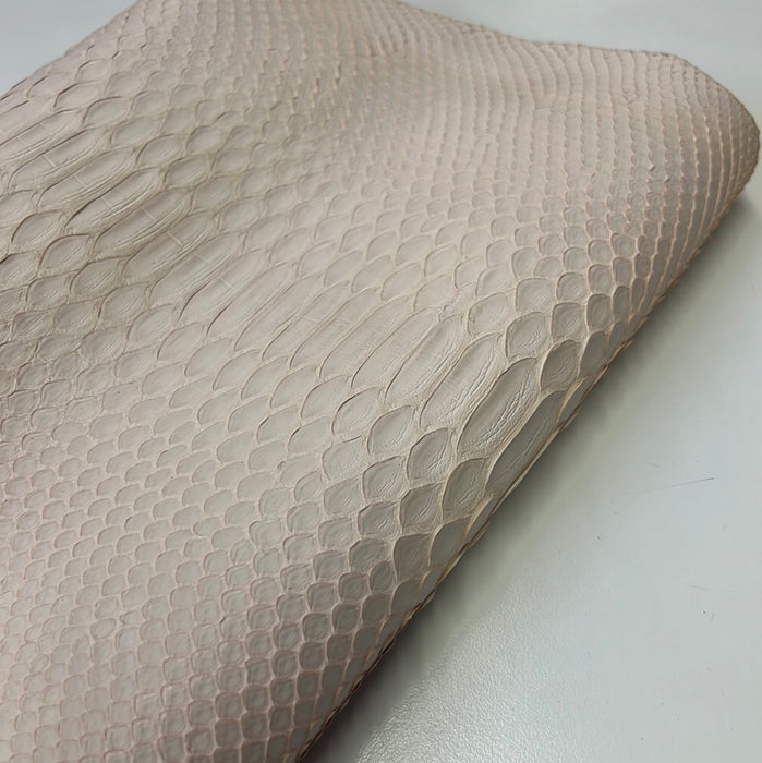 Python MATTE Snakeskin tanned Leather Skin Hide • Genuine Python Hide
