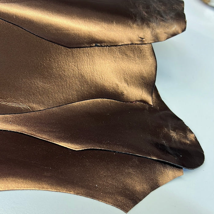 Metallic Kidskin Leather