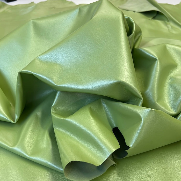 Pearlized Lambskin Leather