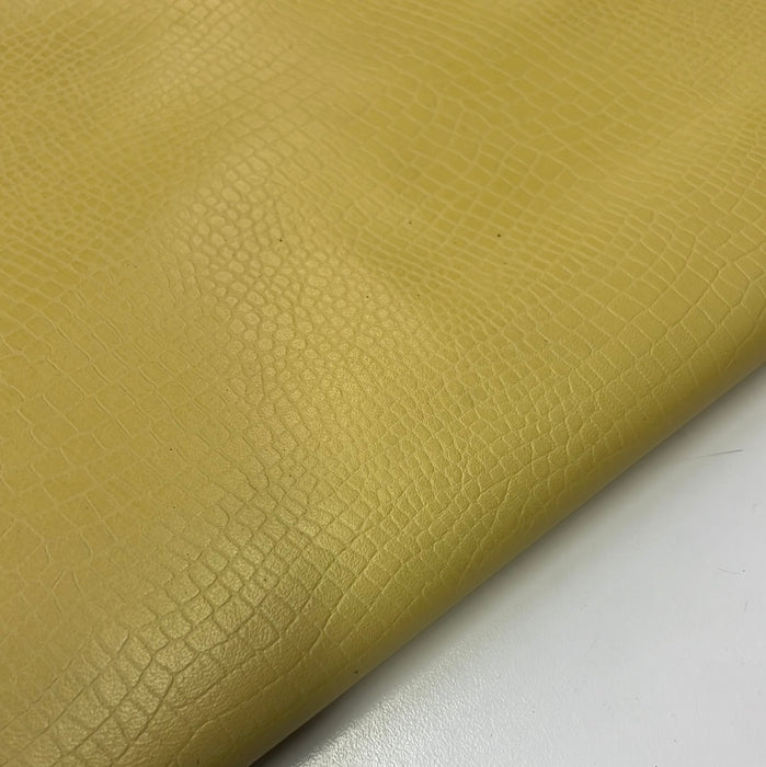 Leather Embossed Baby Alligator Lambskin Leather