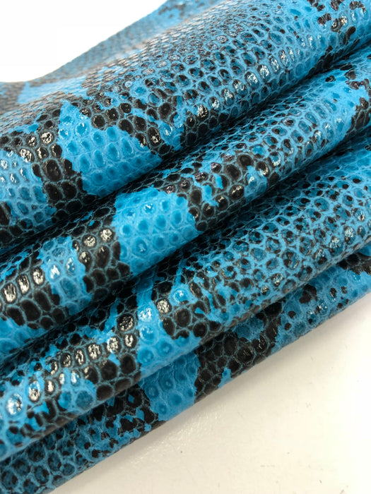 Python Printed Lambskin Leather