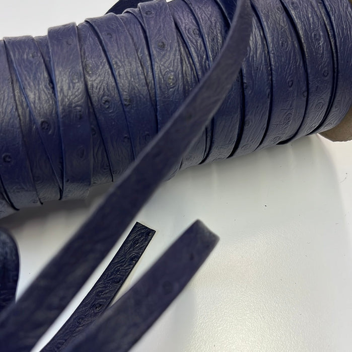 Leather Trim 1/2” Genuine Leather Folded Trim 107