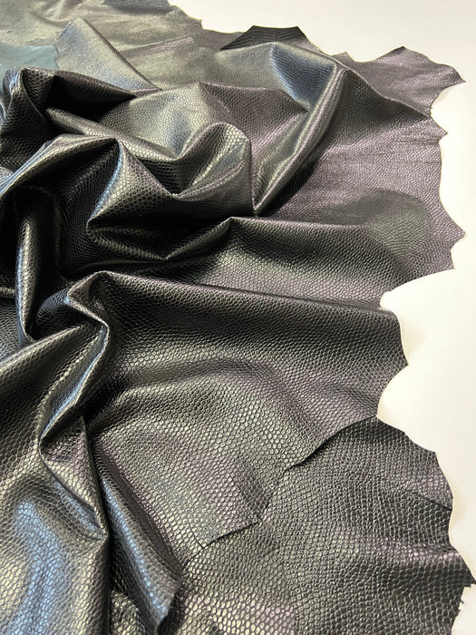 Leather Lizard Embossed Printed Leather