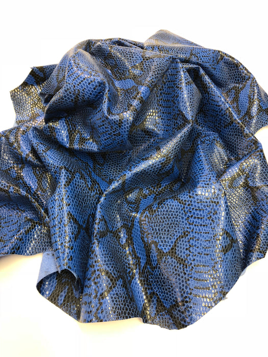Python Printed Lambskin Leather