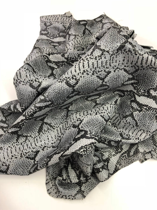 Python Printed Lambskin Leather