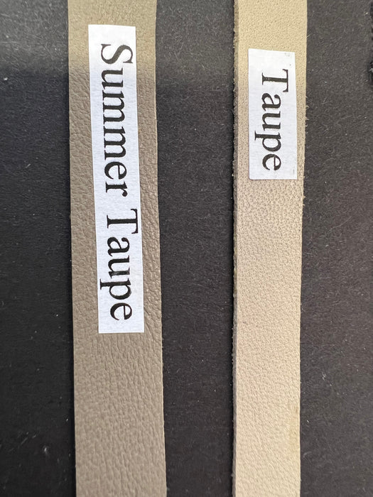 Genuine Lambskin Leather 1/2” RAW EDGE LEATHER TRIM, Lightweight Leather, Thin Trim Size 8-25" for embellishment