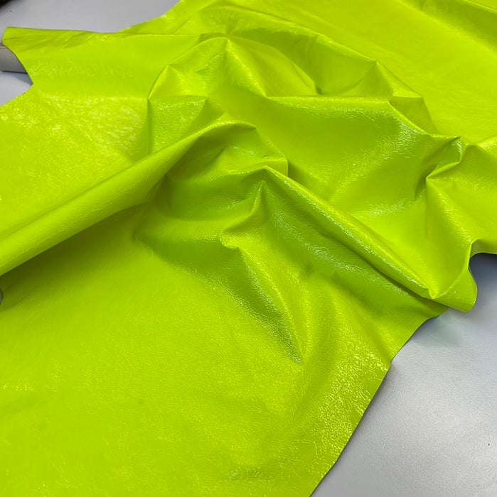 Neon Lambskin Leather