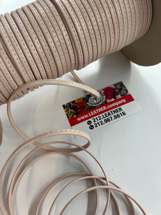 Genuine Leather Drawstring Leather trim, sold by yard