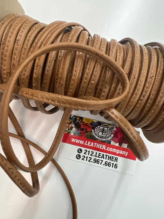 Genuine Leather Drawstring Leather trim, sold by yard
