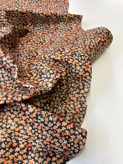 Leather Mini Floral Print Lambskin Leather