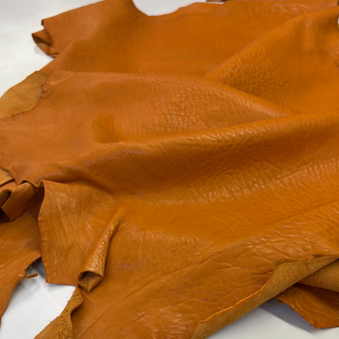 Bubble Heavy Texture Goatskin Leather — Leather Skins